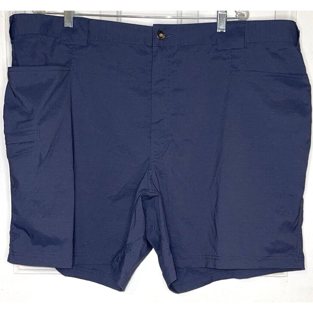 Duluth 3XL x 7" Navy Blue Dry on the Fly Mens Workwear Cargo Shorts EUC!
